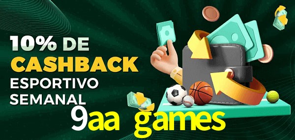 10% de bônus de cashback na 9aa games